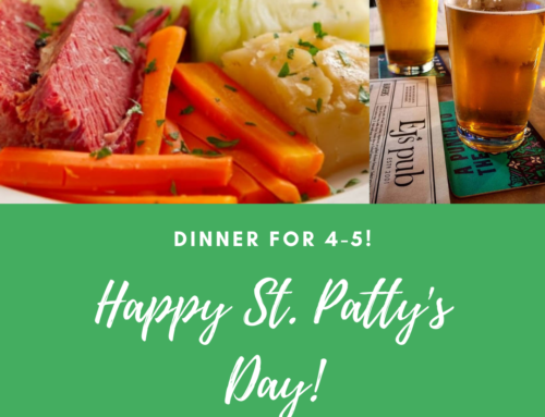 St. Patrick’s Pre Order Meals To Go